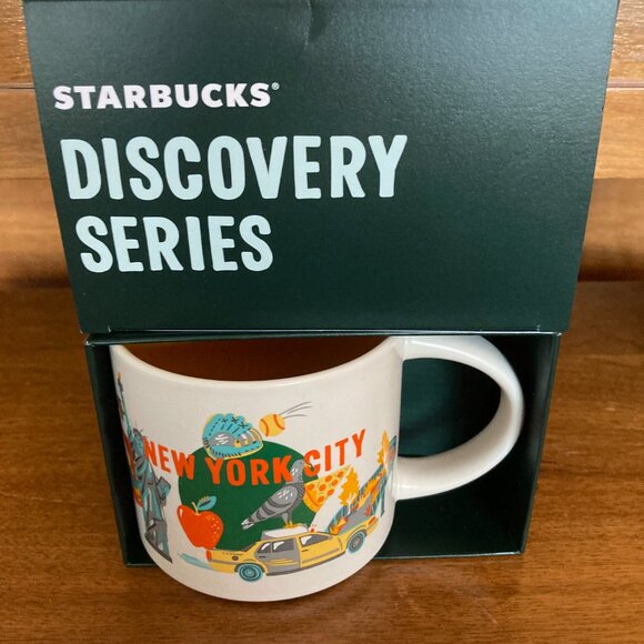 Brand New Starbucks Discovery New York City Coffee Mug Big Apple Taxi Subway - Picture 7 of 7